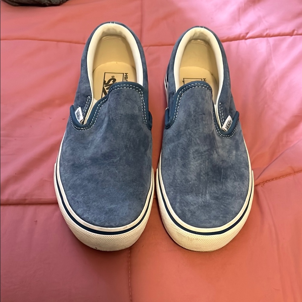 Vans Blue Slip-On Sneakers